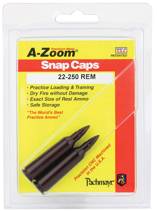 A-Zoom 12254 Rifle Snap Cap 22-250 Rem Aluminum 2 Pack