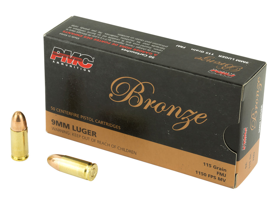 PMC 9A Bronze  9mmLuger 115gr Full Metal Jacket