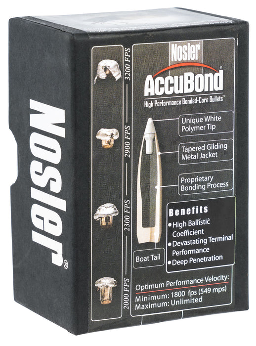 Nosler 56357 AccuBond  6mm .243 90 gr Spitzer Point/ 50 Per Box