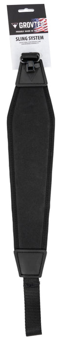 GrovTec US Inc GTSL01 GT  made of Black Nylon with 48" OAL, 1" W & Adjustable Design for Rifle/Shotgun