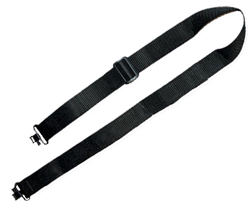 GrovTec US Inc GTSL50 Mountaineer  made of Black Nylon with 30"-42" OAL, 1.25" W, Adjustable Design & Swivels for Rifle/Shotgun