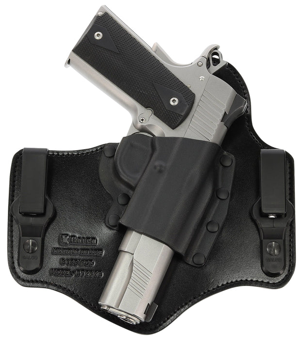 Galco KT472B KingTuk Deluxe IWB Black Kydex/Leather UniClip Fits S&W M&P Fits S&W M&P 2.0 Fits Savage Stance Right Hand