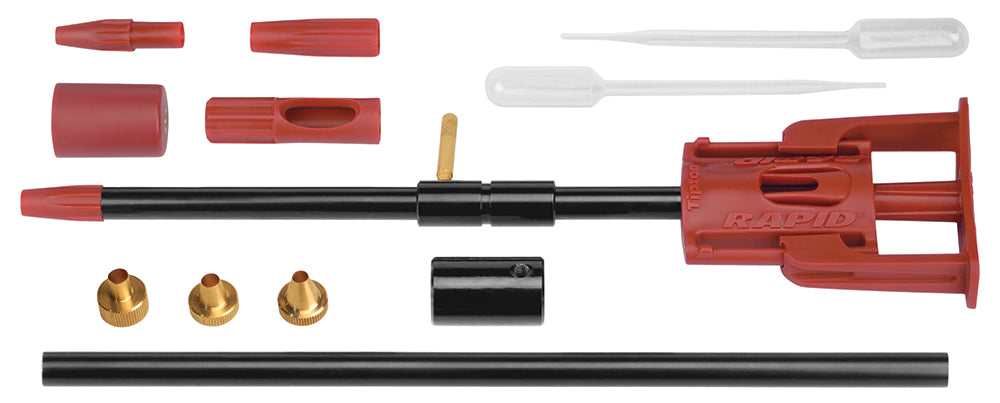 Tipton 777999 Rapid Bore Guide Kit AR Platform Firearm Aluminum 13 Pieces Includes Muzzle Guides