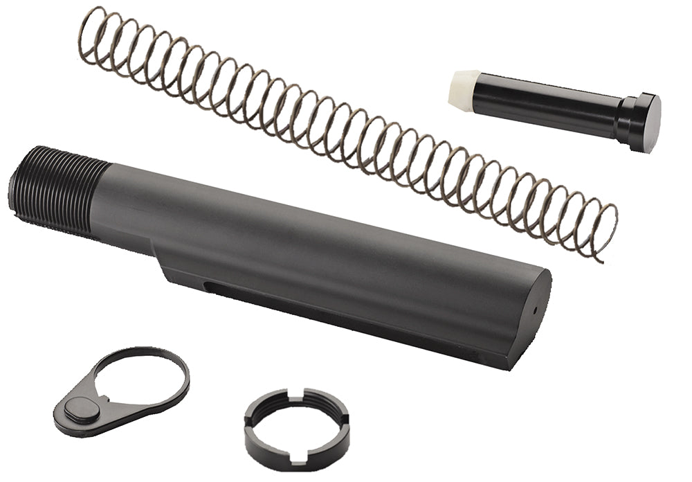 Advanced Technology A5102240 Military Buffer Tube Assembly  AR-15 Black Anodized Aluminum