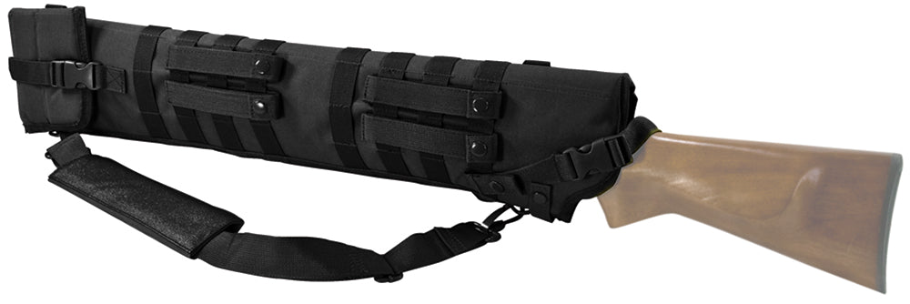 NcStar CVSCB2917B VISM Shotgun Scabbard Black 600D PVC 29"- 34.75"