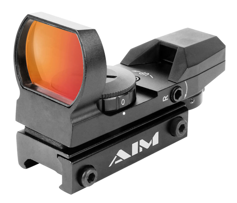 Aim Sports RT401 Reflex Sight Classic Edition Matte Black 1 x 34 mm Red Illuminated Multi Reticle