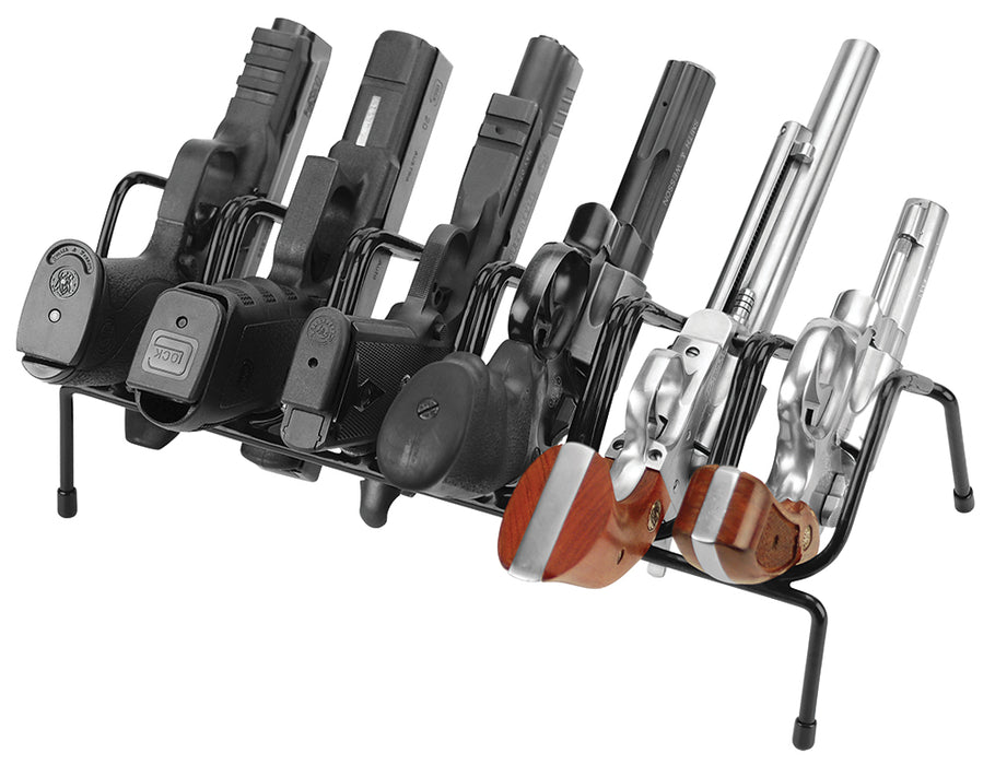 Past 222210 LockDown 6 Gun Handgun Rack Black