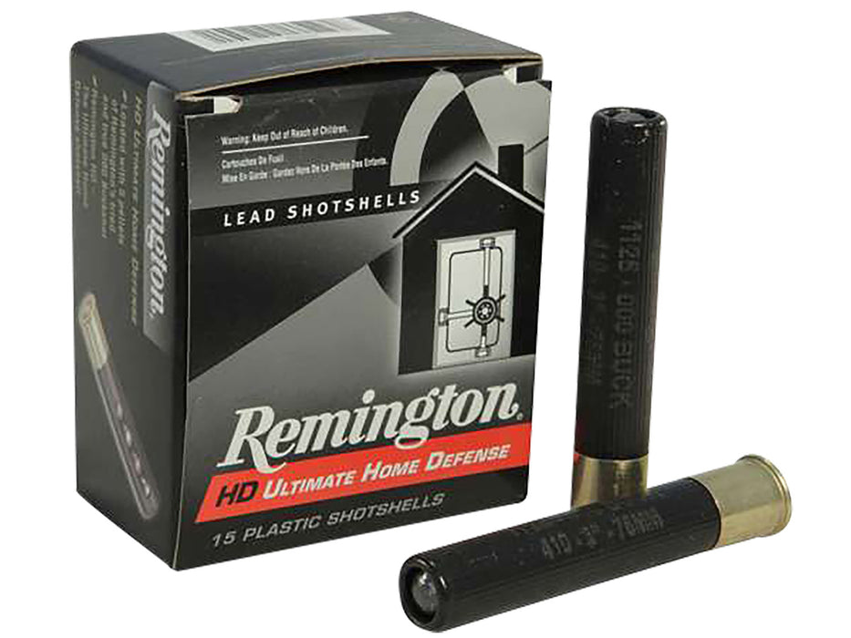 Remington Ammunition 20707 Ultimate Defense  410 Gauge 3" 5 Pellets 1125 fps 000 Buck Shot 15 Bx/10 Cs