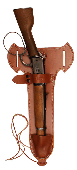 Hunter Company 1892C 1892 Trapper  OWB Tan Leather Belt Slide Fits Henry Mare's Leg Fits Rossi Ranch Hand Right Hand