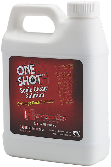 Hornady 043360 One Shot Sonic Clean Against Grease Dust Oil 32 oz Bottle