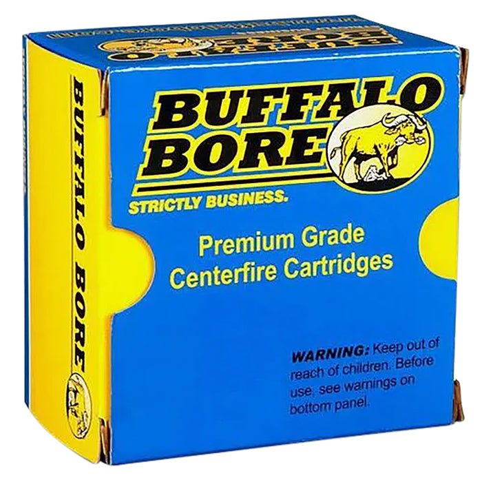 Buffalo Bore Ammunition 21A20 Heavy  10mm Auto 200 gr 1200 fps Full Metal Jacket Flat Nose (FMJFN) 20 Bx/12 Cs