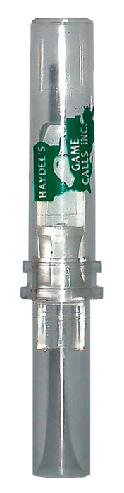 Haydel's Game Calls DR85 Double Reed  Open Call Double Reed Mallard Sounds Attracts Ducks Clear Plastic