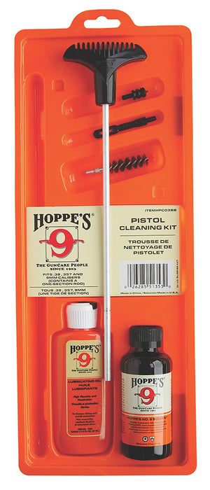 Hoppe's PCO40B Pistol Cleaning Kit 40 Cal / 10mm (Clam Pack)