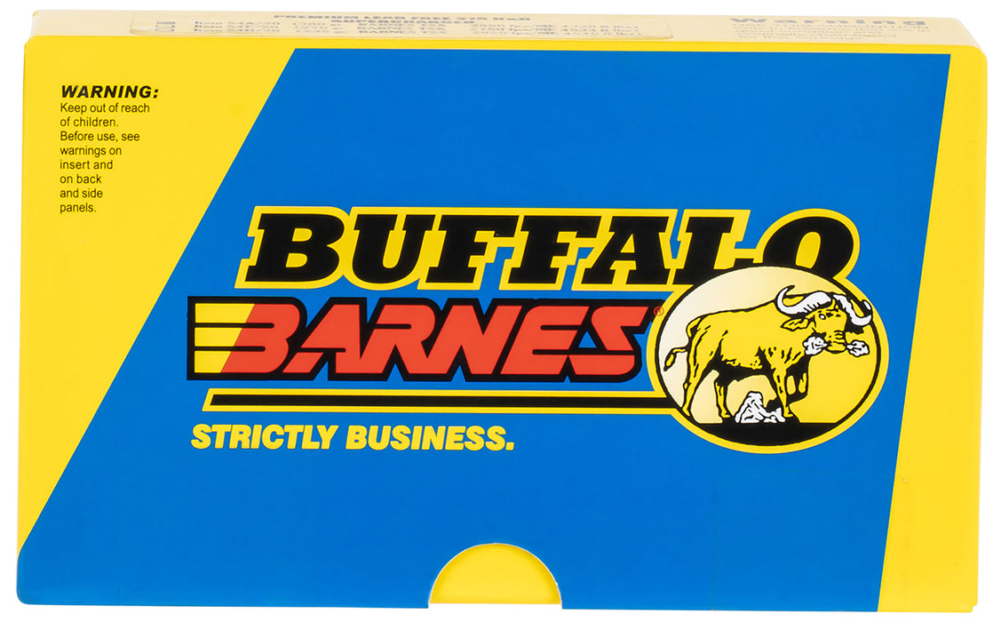 Buffalo Bore Ammunition 54A20 Buffalo-Barnes Premium 375 H&H Mag 300 gr 2550 fps Barnes TSX Lead Free 20 Bx/12 Cs