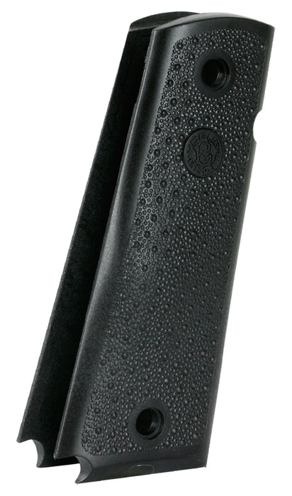 Hogue 45190 OverMolded Grip Panels Cobblestone Black Nylon with Palm Swells for 1911 Government