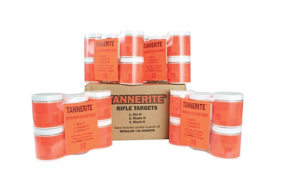 Tannerite 12BR 1/2 Pound Target  Impact Enhancement Explosion White Vapor Centerfire Rifle Firearm 0.50 lb 16 Targets