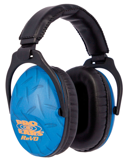 Pro Ears PE26UY010 ReVO Passive Muff 26 dB Over the Head Blue/Black Youth 1 Pair