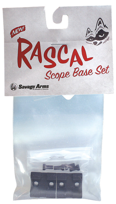 Savage Arms 70459 Rascal Two-Piece Scope Mount Base  Black