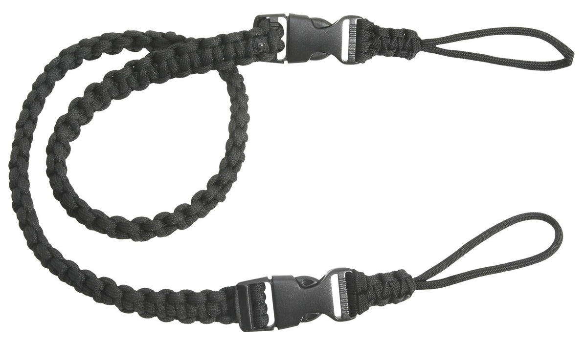 Outdoor Connection PCBS80575 Bino-Strap  0.63" W x 32.50" L Black Paracord