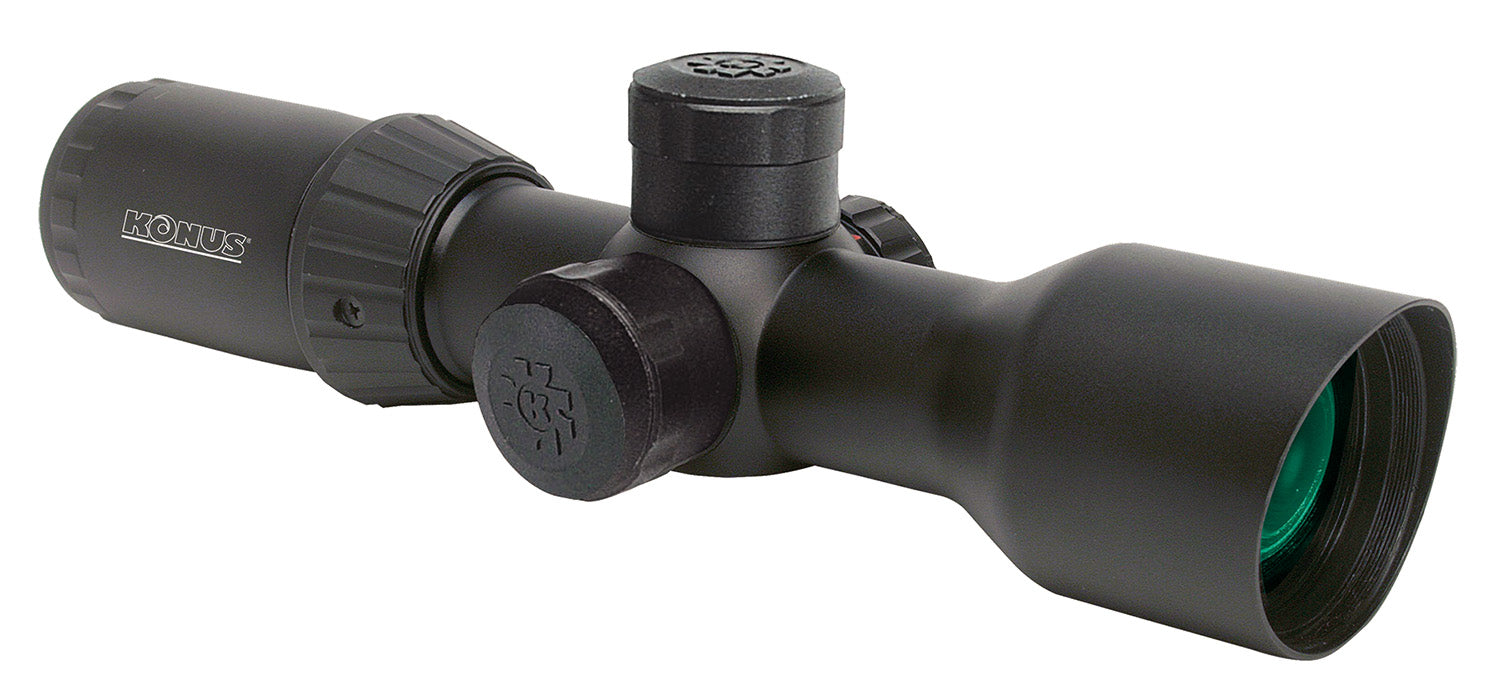 Konus 7291 KonusPro T-30 Matte Black 3-12x44mm 30mm Tube Dual Illuminated (Red/Blue) Engraved Ballistic 550 Reticle