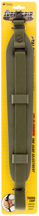 Outdoor Connection SGSS20972 Super Grip Sling with 1" Swivels 2" W Adjustable Green Nylon