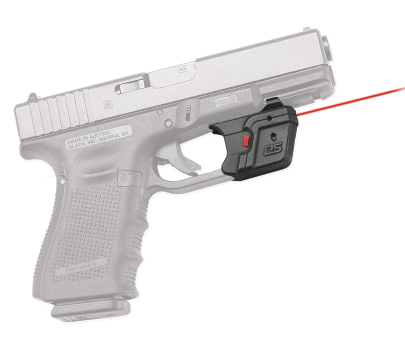 Crimson Trace 0151001 Accu-Guard Laser Sight DS-121 Defender Series Black Red Laser Glock Full Size/Compact