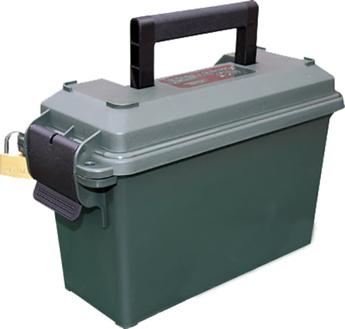 MTM Case-Gard AC30T11 Ammo Can Tall 30 Cal Handgun Forest Green Polypropylene