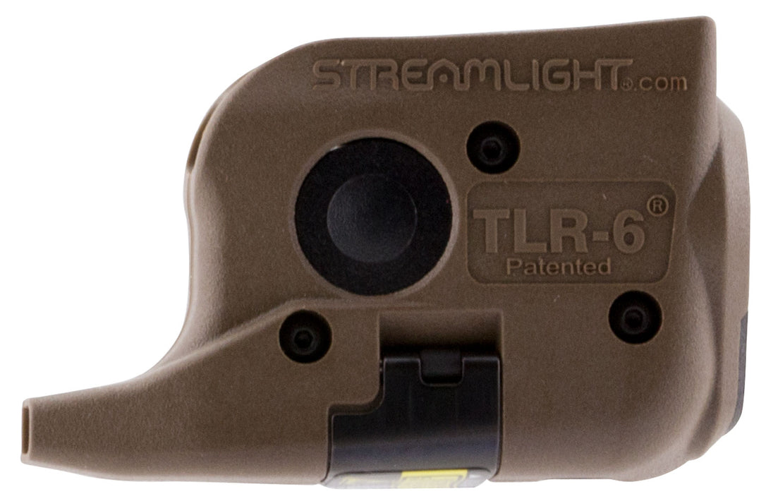 Streamlight 69278 TLR-6 Gun Light  Flat Dark Earth 100 Lumens White LED/Red Laser Glock 42/43/43X/48