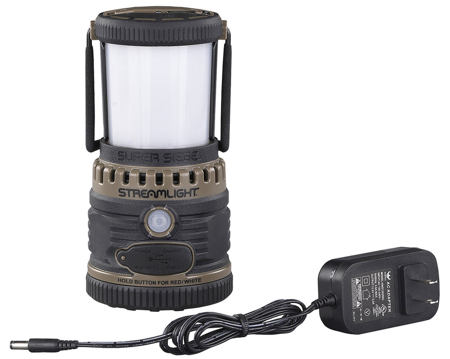 Streamlight 44947 Super Siege  125/550/1100 Lumens Red/White C4 LED Bulb Coyote