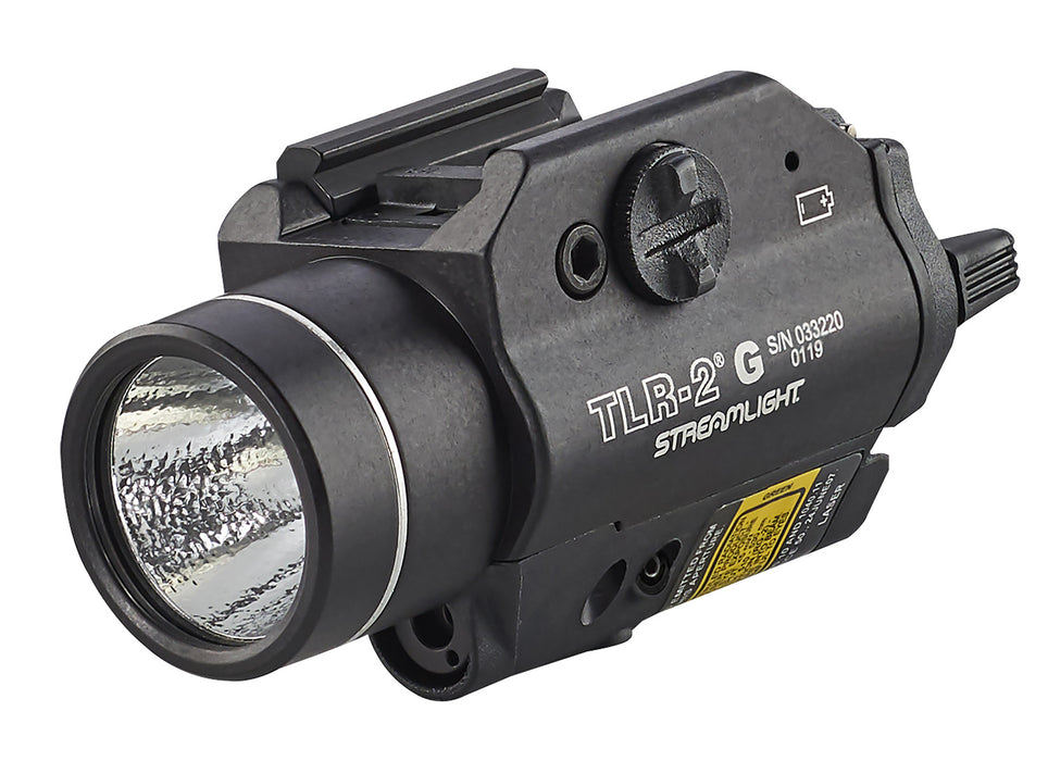 Streamlight 69250 TLR-2 G Gun Light  Black Anodized 300 Lumens White LED/Green Laser