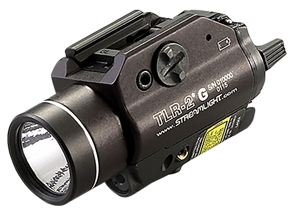 Streamlight 69250 TLR-2 G Gun Light  Black Anodized 300 Lumens White LED/Green Laser