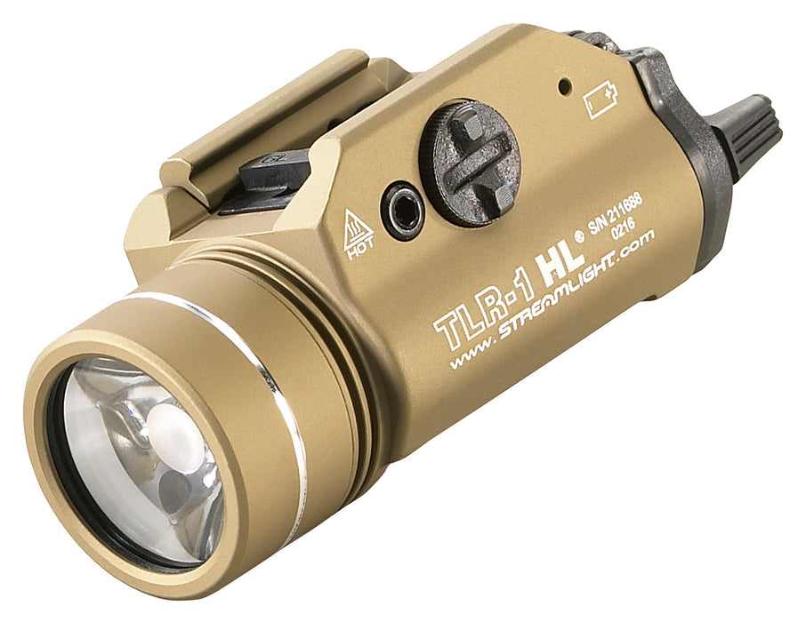 Streamlight 69266 TLR-1 HL Gun Light  Flat Dark Earth 1,000 Lumens White LED