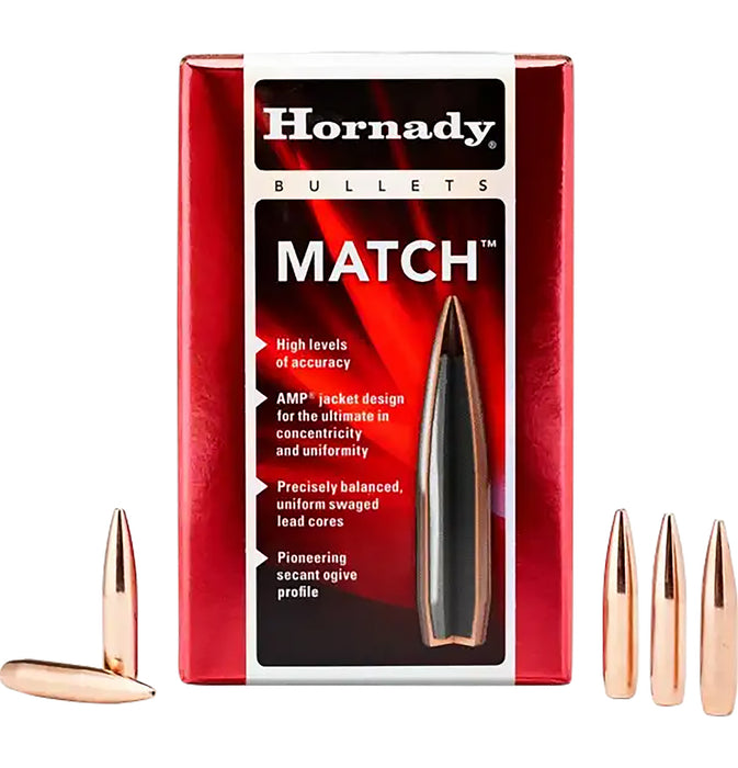 Hornady 2278 Match  22 Cal .224 68 gr Hollow Point Boat Tail Match 100 Per Box/ 40 Case