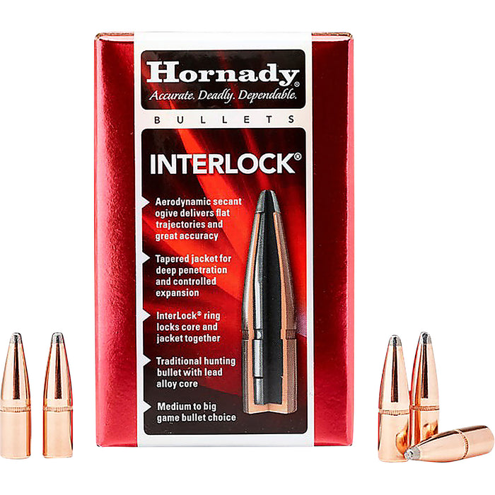 Hornady 2740 InterLock  270 Cal .277 150 gr Spire Point 100 Per Box/ 15 Case