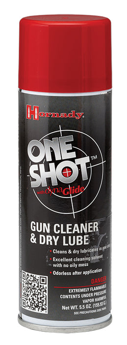 Hornady 9990 One Shot Gun Cleaner & Lube Against Corrosion & Lubricates 5 oz Aerosol