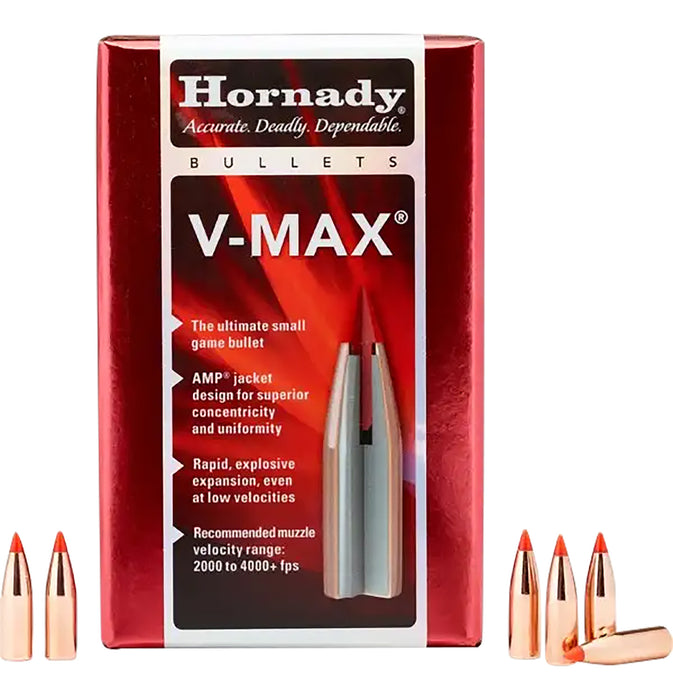 Hornady 22252 V-Max  22 Cal .224 35 gr V Max 100 Per Box/ 40 Case