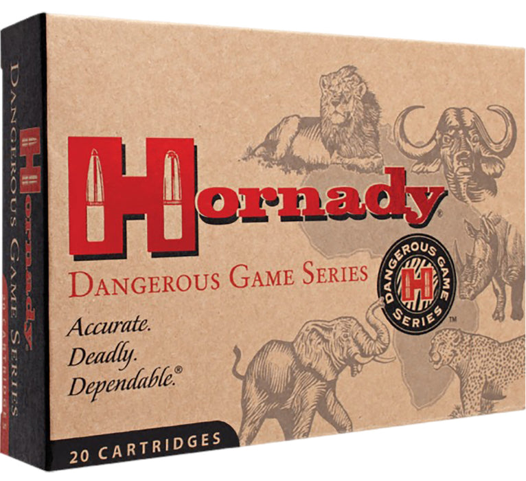 Hornady 8508 Dangerous Game Superformance 375 H&H Mag 270 gr 2800 fps InterLock Spire Point-Recoil Proof (SP-RP) 20 Bx/6 Cs