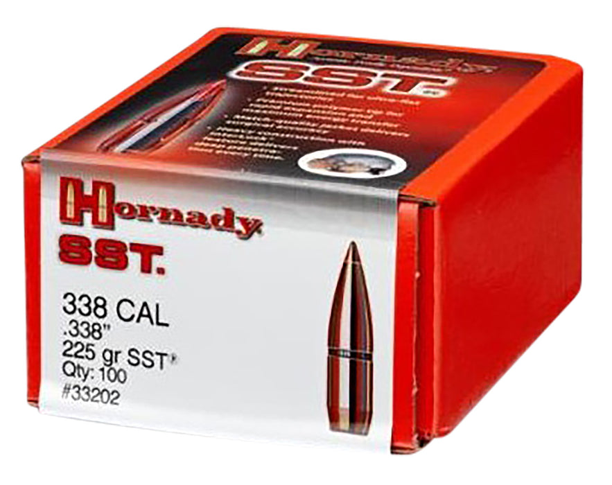 Hornady 33202 SST  338 Cal .338 225 gr Super Shock Tip 100 Per Box/ 15 Case