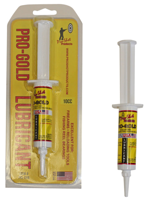 Pro-Shot PGLSYR Pro-Gold Lubricant 10 cc Needle Oiler