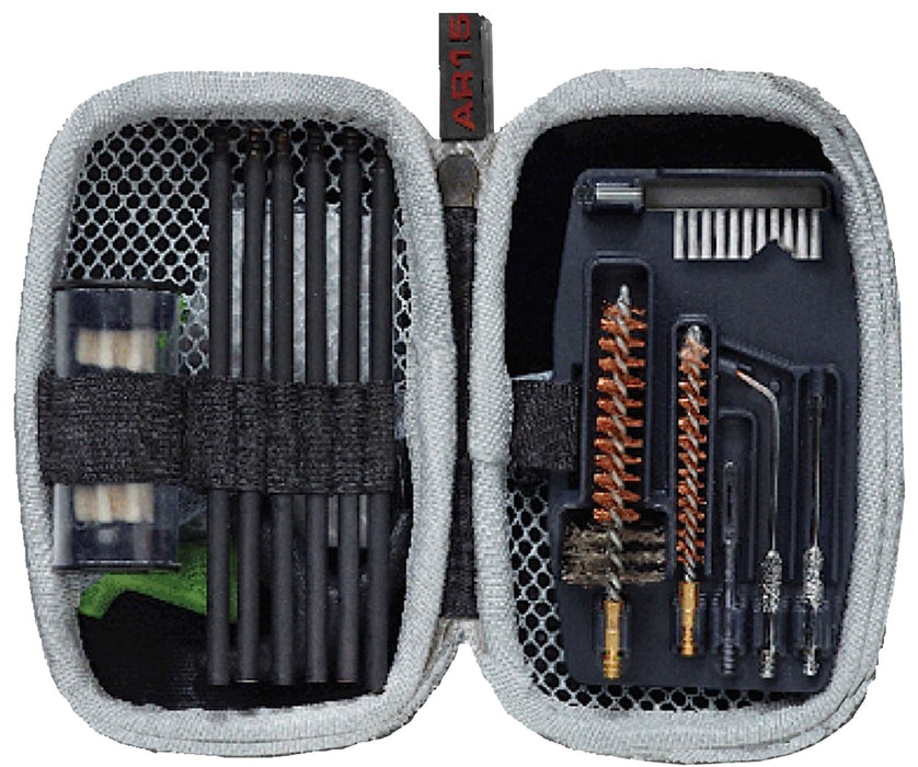 Real Avid AVGCKAR15 Gun Boss AR15 Kit 223 Rem/5.56 NATO AR Platform Firearm Bronze Bristles Includes Nylon Case