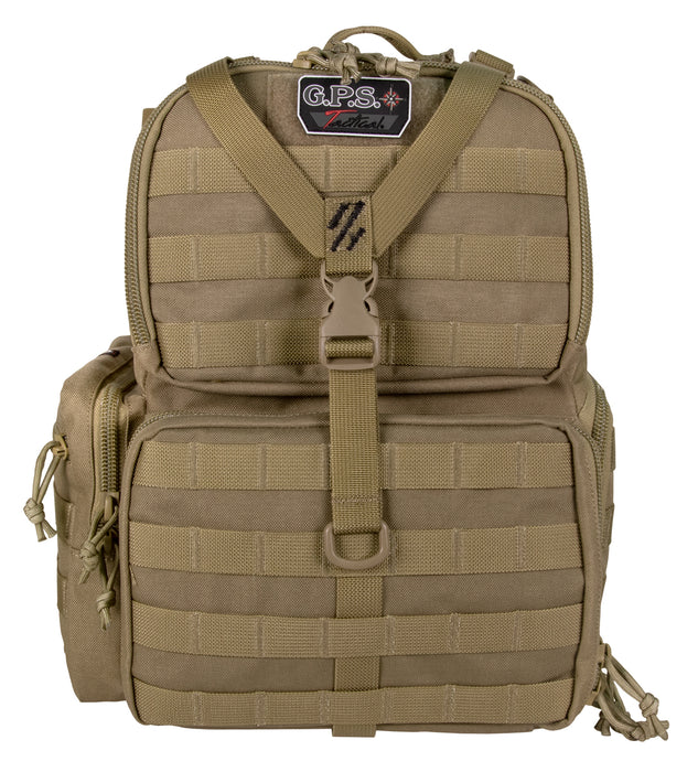 GPS Bags T1612BPT Tactical Range  Tan 1000D Nylon Teflon Coating 3 Handguns