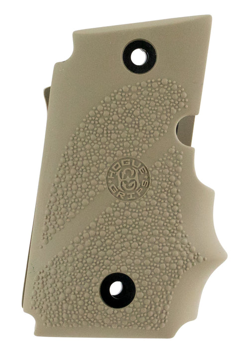 Hogue 98083 Rubber Grip  Flat Dark Earth with Finger Grooves for Sig P938 with Ambidextrous Safety