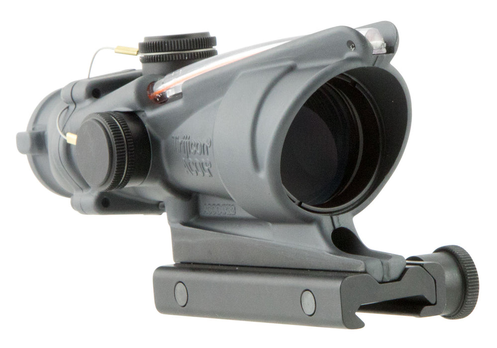 Trijicon 100308 ACOG  Sniper Gray 4x 32mm Illuminated Red Chevron .223/5.56 BDC Reticle