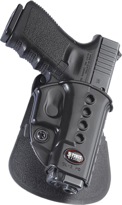 Fobus GL2E2RPL Passive Retention Evolution OWB Black Polymer Roto Paddle Compatible w/Glock 17/22/32/44 Left Hand