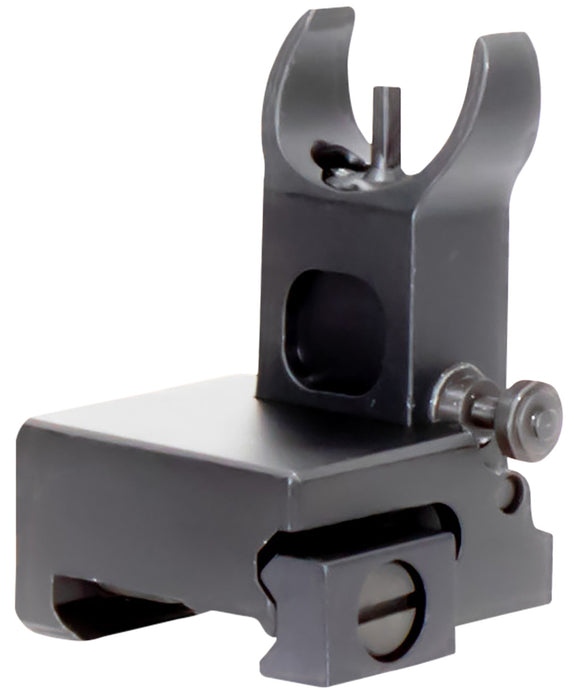 Aim Sports MT200 AR Low Profile Front Flip Up Sight  Black Anodized Low Profile for AR-15