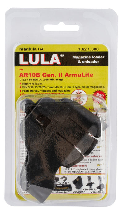 Maglula LU23B LULA Loader & Unloader Made of Polymer with Black Finish for 308 Win, 7.62x51mm NATO Armalite AR-10B GenII