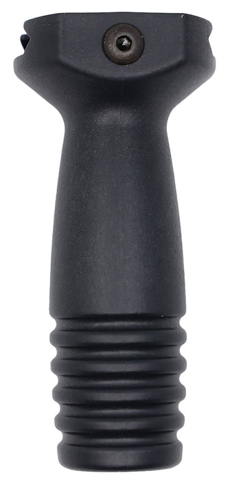 Ergo 4253BK Pop Bottle Vertical Forward Grip Black Polymer, Ribbed Lower for Picatinny Rail