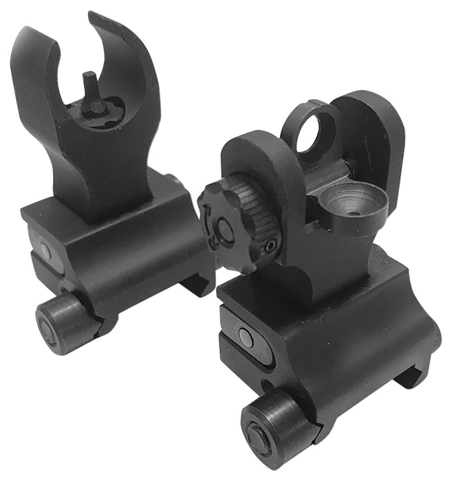 Samson FFSFRSPKG Sight Set  Black Anodized Folding HK Front, A2 Rear for AR-15