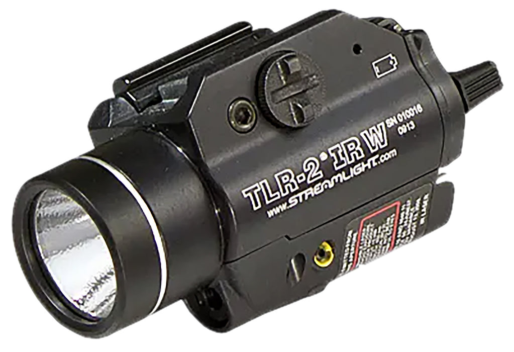 Streamlight 69165 TLR-2 IRW Gun Light  Black Anodized 300 Lumens White LED Light/Infrared Laser