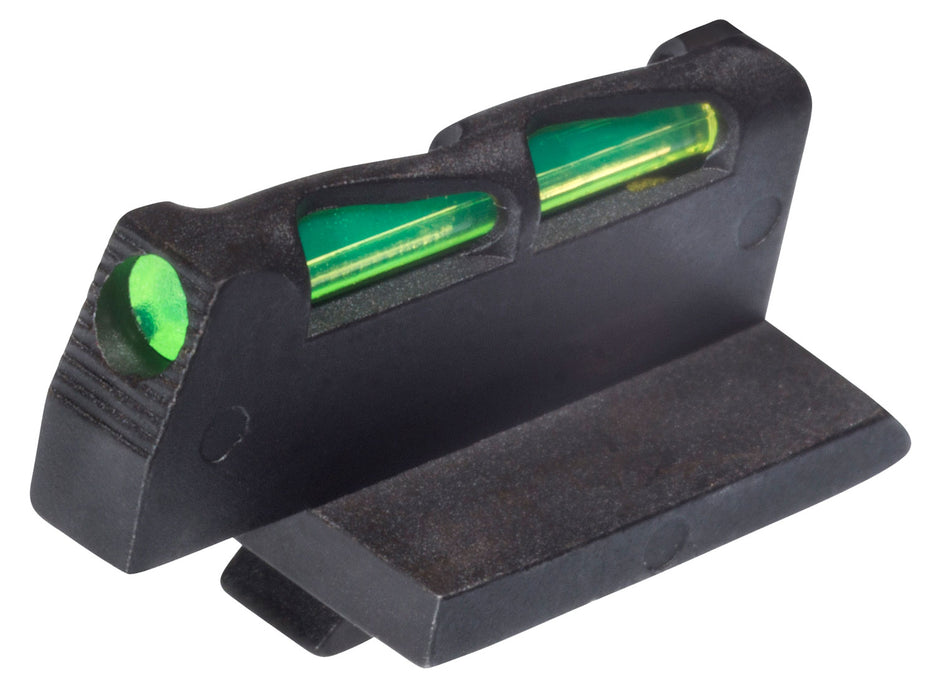 HiViz GPLW01 Ruger GP100 LiteWave Front Sight  Black | Green Interchangeable Fiber Optic